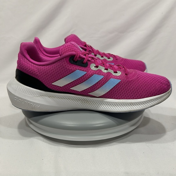 Adidas Women's Fuchsia/Blue/White RunFalcon 3.0 Running Shoe (HP6651) Size 10 - Picture 6 of 9
